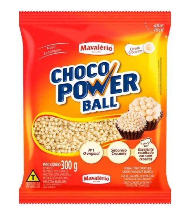 Choco Power Ball Micro Branco 300g 
