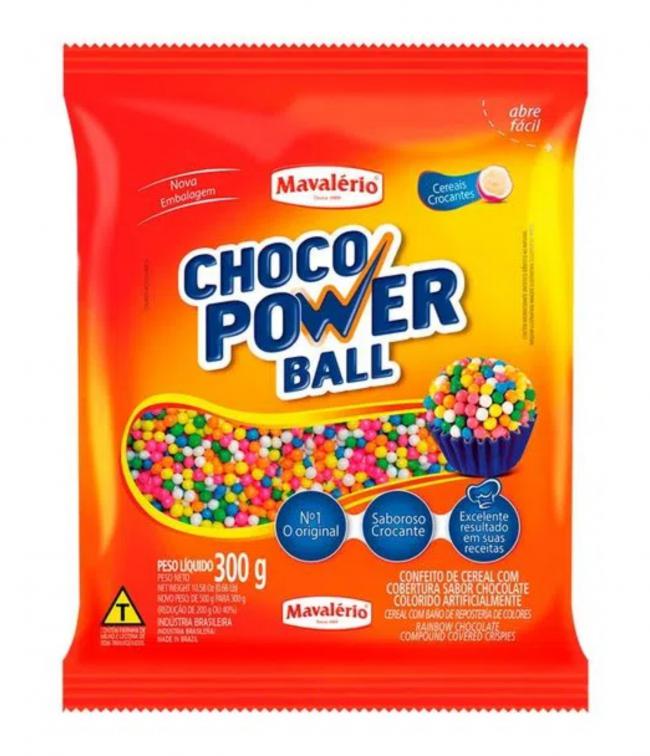 Choco Power Ball Micro Colorido 300g